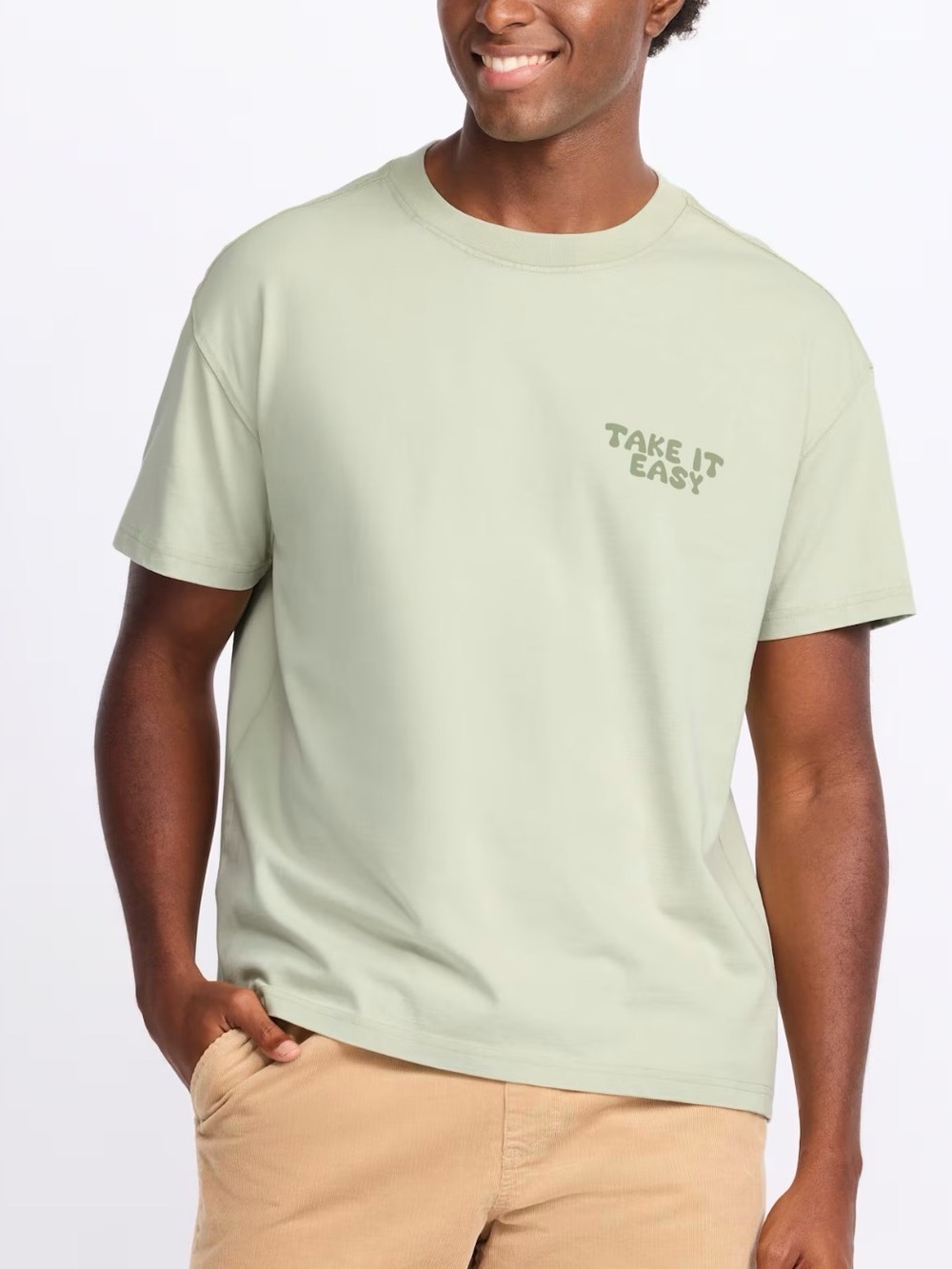 Alesbury Heavyweight Wash Relaxed Fit Graphic Tee Green Large NWT STITCH FIX